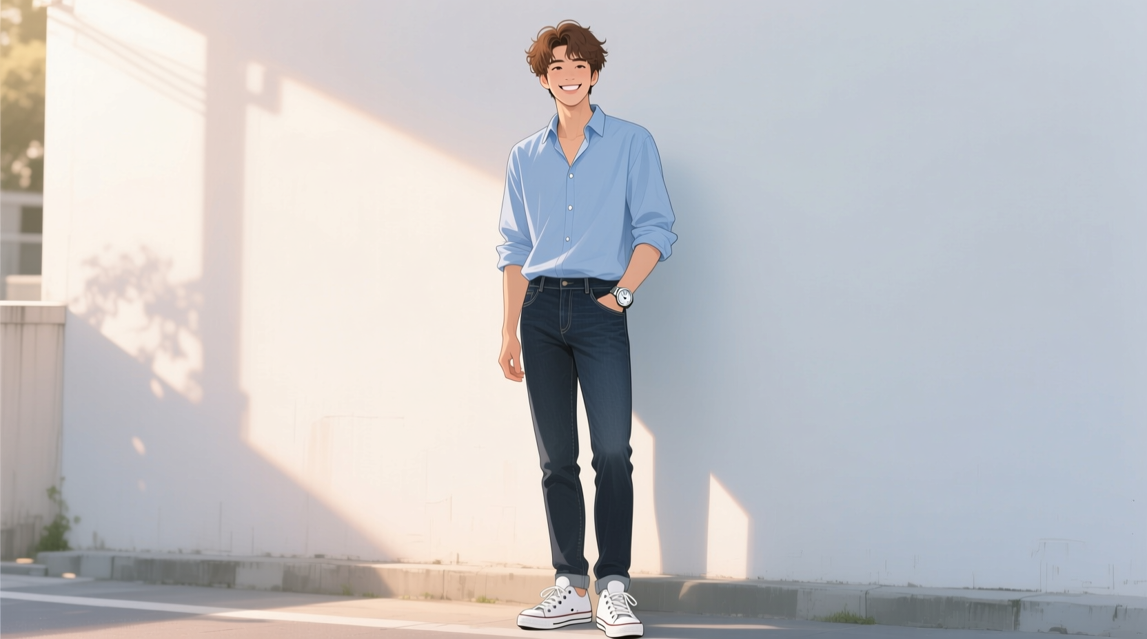 我的AI男友短剧人物主视觉